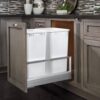 Rev-A-Shelf 5149-2150DM-211 Double 50qt. Waste Container