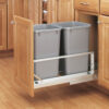 Rev-A-Shelf 5349-1527DM-217 Double 27qt. Waste Container