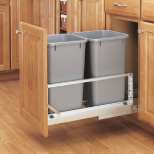 Rev-A-Shelf 5349-1527DM-217 Double 27qt. Waste Container