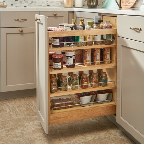 Rev A Shelf 448 Soft Close 8 Base Organizer Pullout
