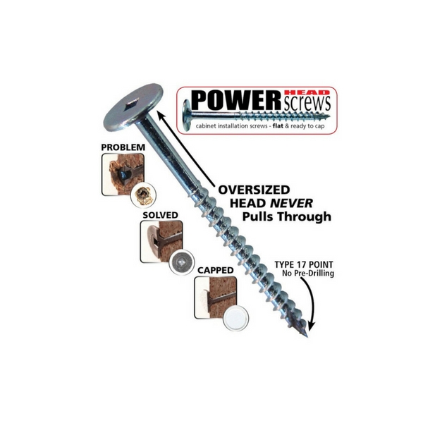 Fastcap Phz8 1 25 200pc Powerhead Wood Screw 1 25 Siggia Hardware