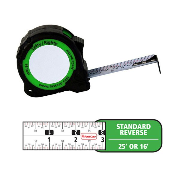 Pad Standard/Reverse Tape Measure - 25ft