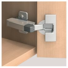 thumbnail image 2 of Blum Blumotion Straight Arm Hinges - Nickel Finish Full Overlay Cabinet Hinges (Pack Of 5) 2 of 10