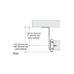 KV 8150 Drawer Slide Specs