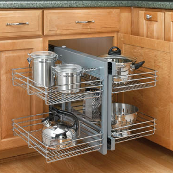 Rev-A-Shelf 2-Tier Pull-Out Cabinet Organizer