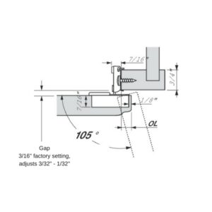 Blum 38N Specs