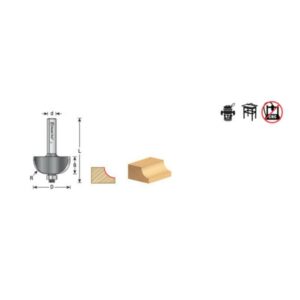 Amana Tool 49112 Cove Bit Specs