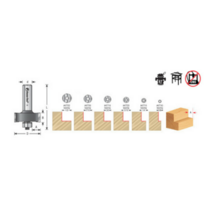 Amana Tool 49340 Multi-Rabbet Set