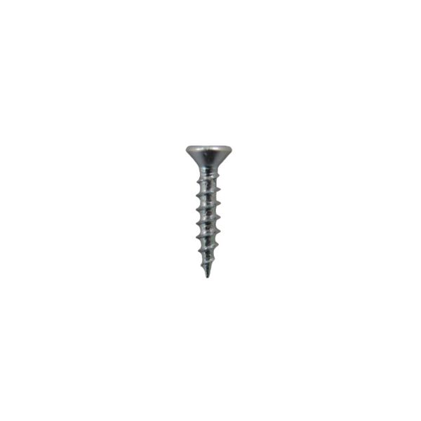 #6 x 1” Phillips Flat Head Coarse Thread Zinc Screws - 100pcs.