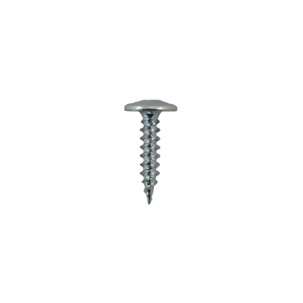 #8 x 1" Phillips Round Head Zinc Plated Wood Screws - 100pcs.